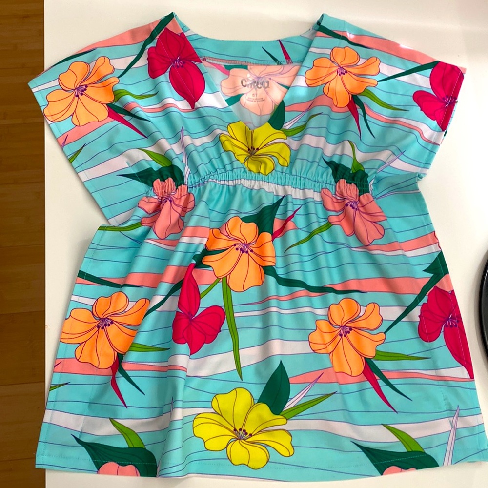 Cute Girls Swim Cover-Up Size 5T